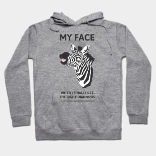 Ehlers Danlos Syndrome My Face When I Get The Right Diagnosis Hoodie